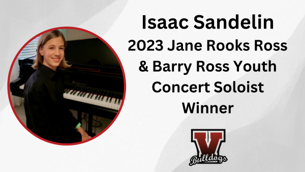 Isaac Sandelin, Youth Soloist Winner